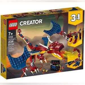 *NEW* LEGO Creator 3in1 Fire Dragon 31102